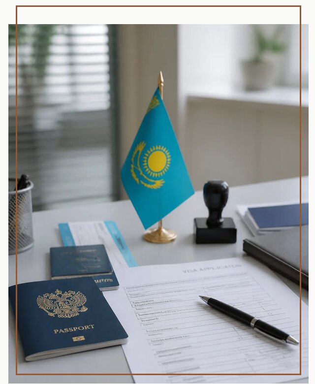 Оформление визы в Казахстан для поездки и работы в Ленинске-Кузнецком